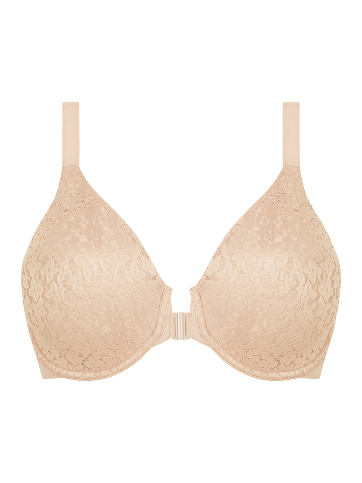 Norah Comfort Front Closure Bra - Nude Blush