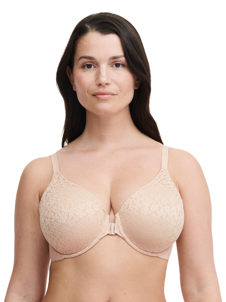 Norah Comfort Front Closure Bra - Nude Blush