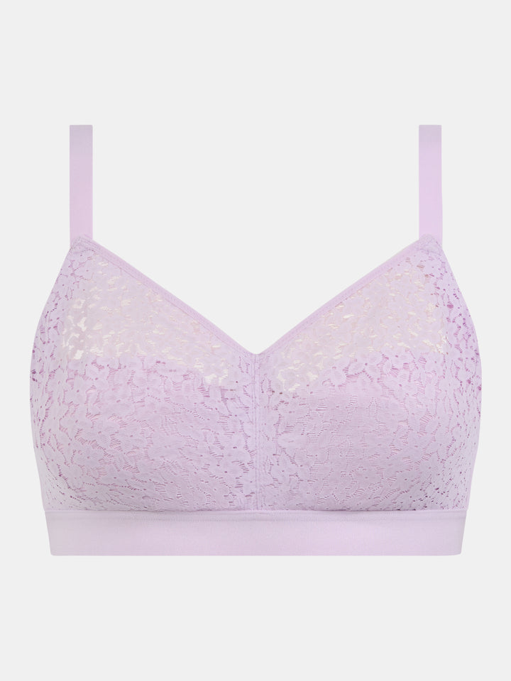 Chantelle Norah Supportive Wire Free Bra - Mauve - Sheer Essentials Lingerie & Swimwear