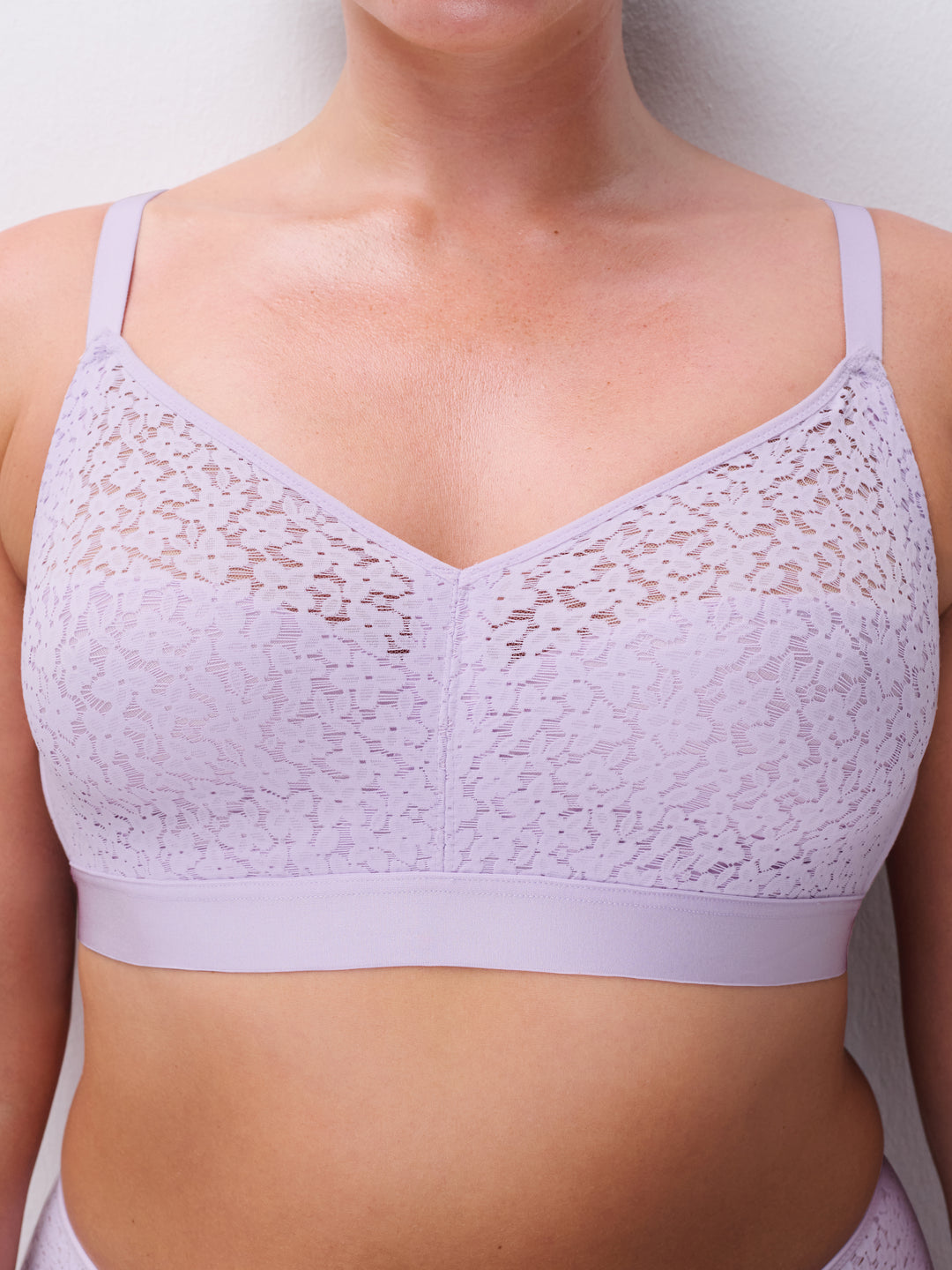 Chantelle Norah Supportive Wire Free Bra - Mauve - Sheer Essentials Lingerie & Swimwear