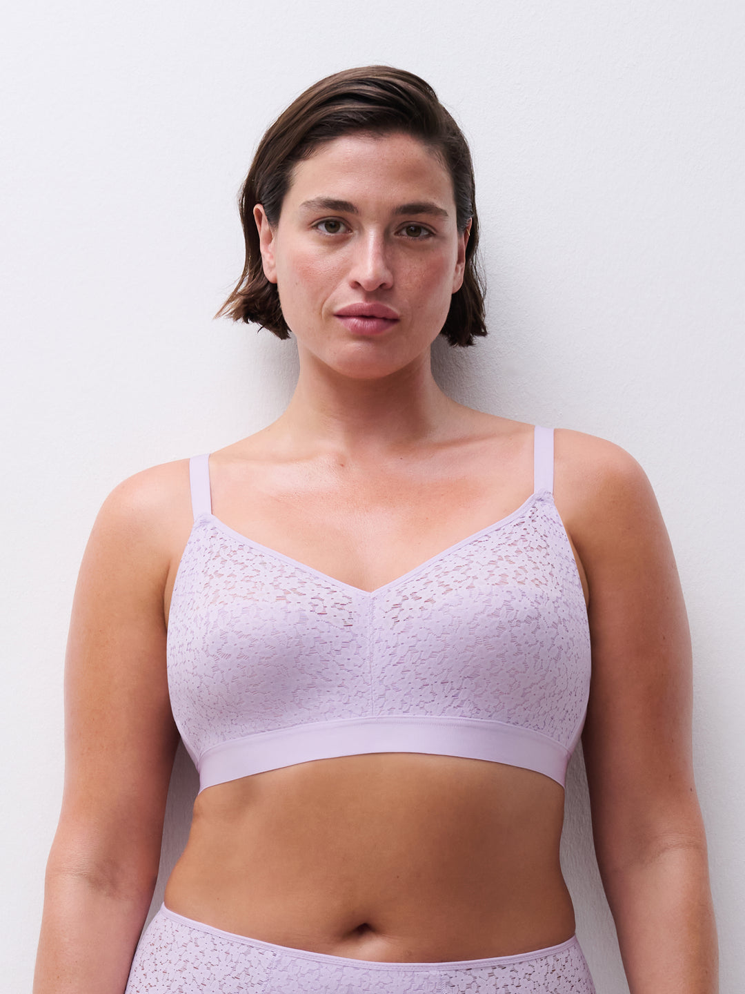 Chantelle Norah Supportive Wire Free Bra - Mauve - Sheer Essentials Lingerie & Swimwear