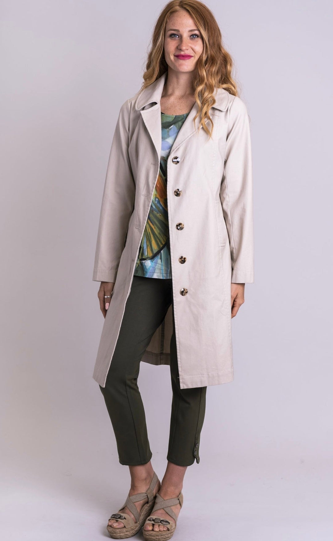 Compassion Trench Coat - Beige