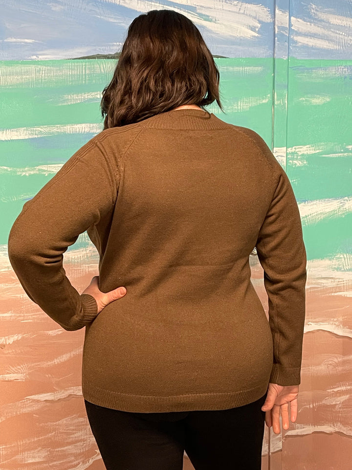 Not So Basic Sweater - Brown