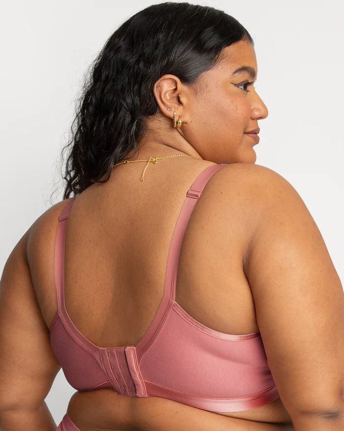 Cotton Luxe Wire Free Bra - Desert Dawn