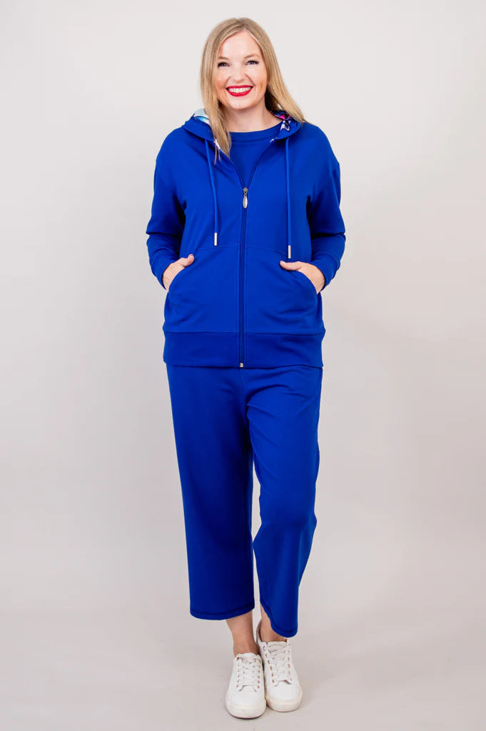 🇨🇦 Sky Bamboo / Cotton Hoodie - Cobalt