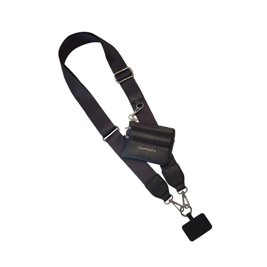 Clip & Go Phone Strap & Pouch - Solid
