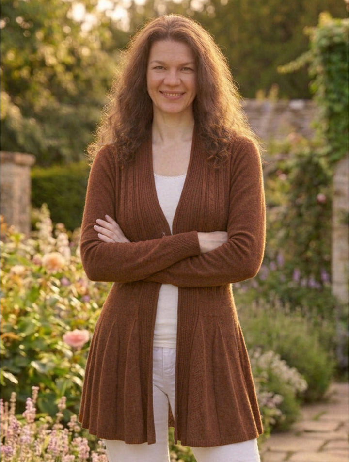 Mercerized Cotton Cardigan