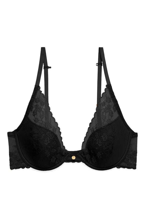 Natori Cherry Blossom Convertible Bra - Black