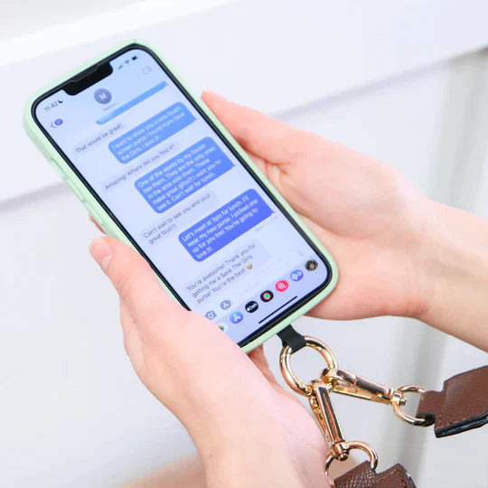 Clip & Go Phone Strap & Pouch - Black
