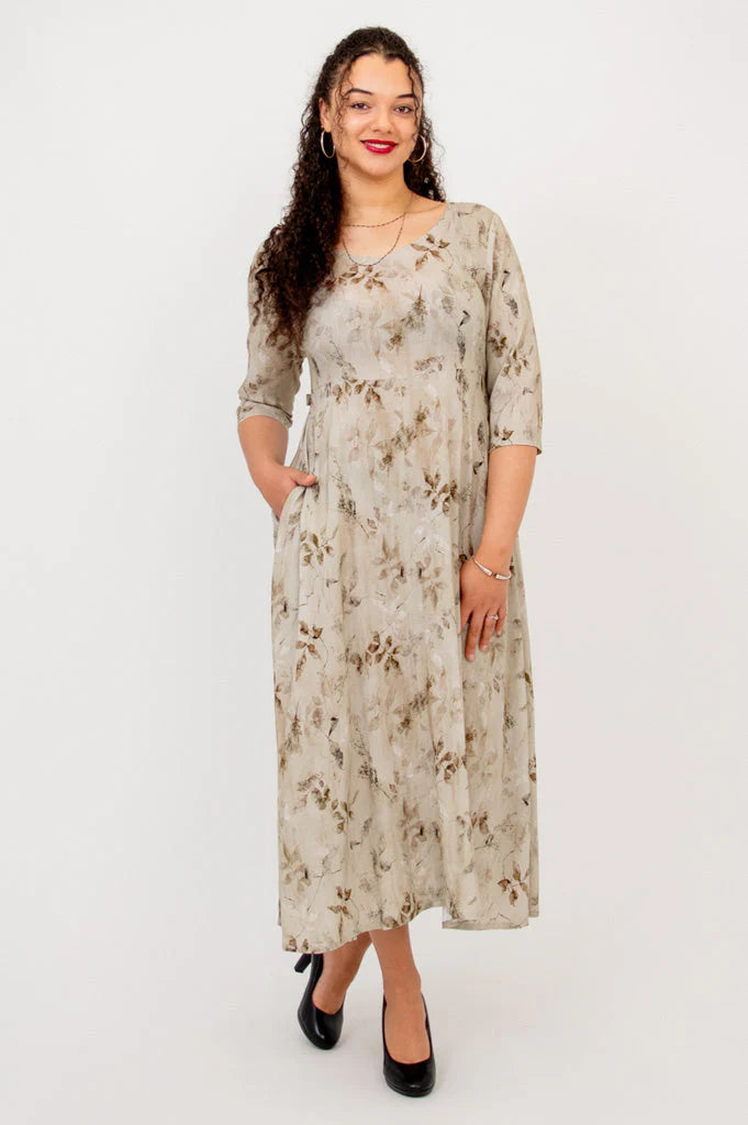 Coco Bamboo / Linen Dress - Size Medium