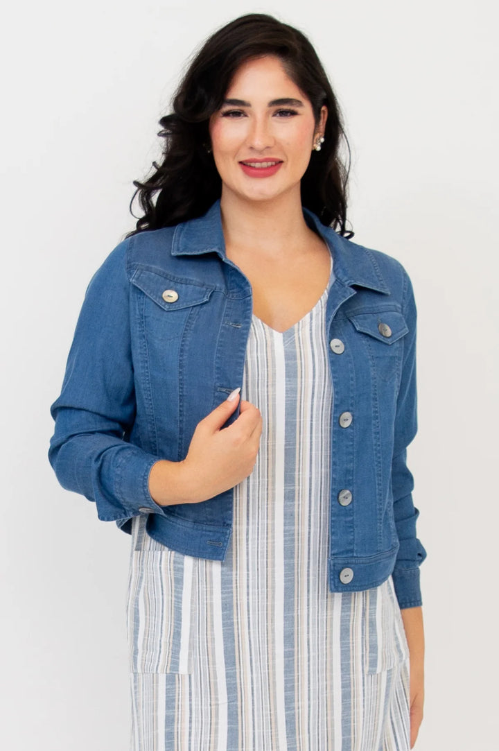 Colleen Tencel Jacket - Denim