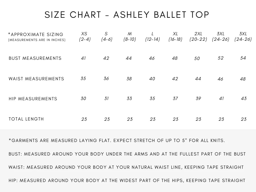 🇨🇦 Ashley Ballet Top