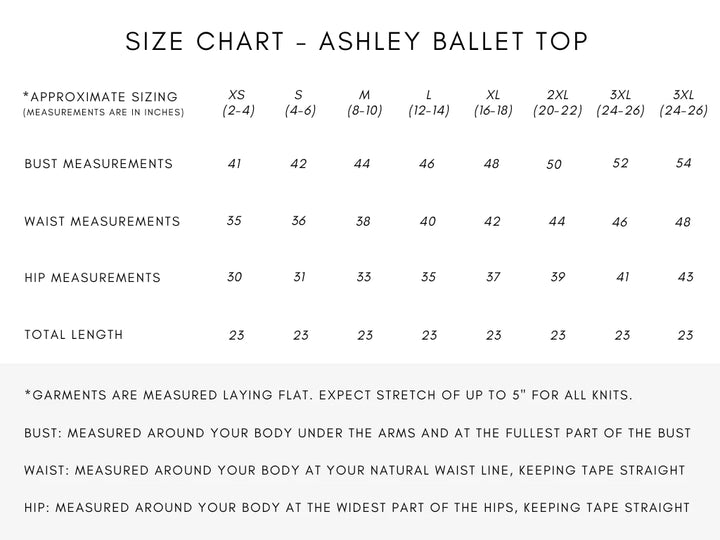 🇨🇦 Ashley Ballet Top