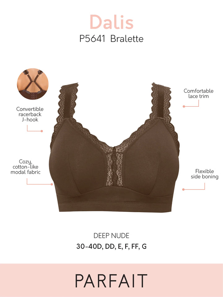 Parfait Dalis Bralette - Deep Nude - Size F 32