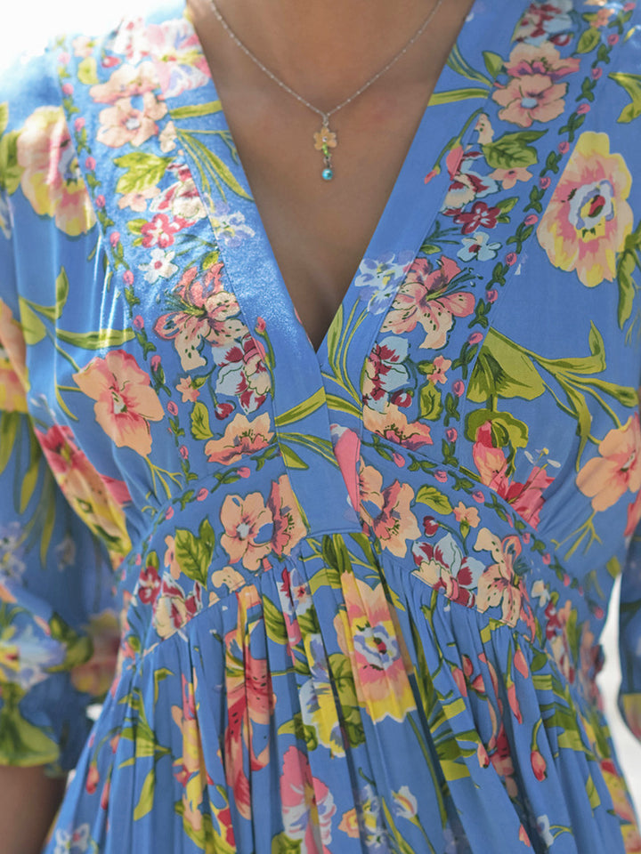 April Cornell Lillian 3/4 Sleeve Dress