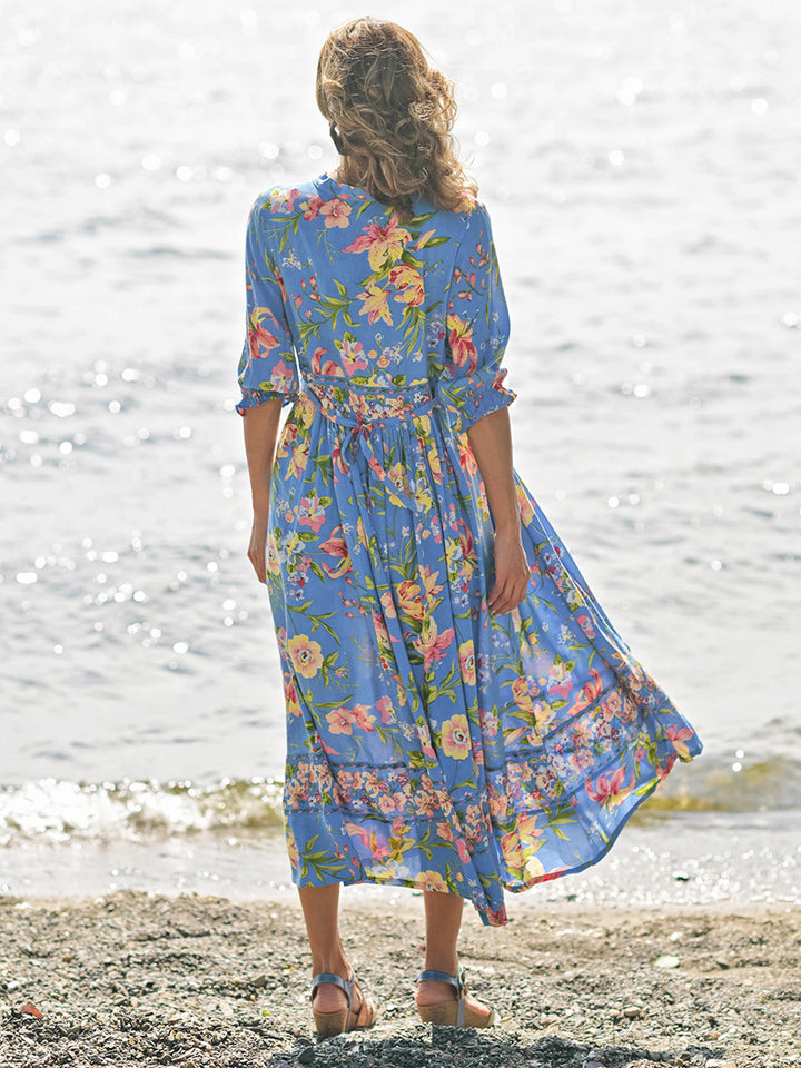 April Cornell Lillian 3/4 Sleeve Dress
