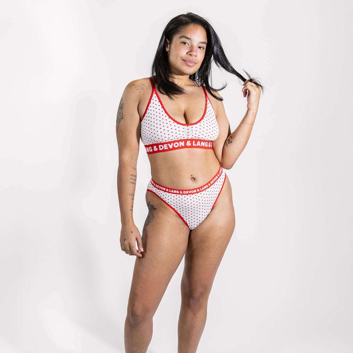 Katrina French Bikini - Cinnamon Hearts