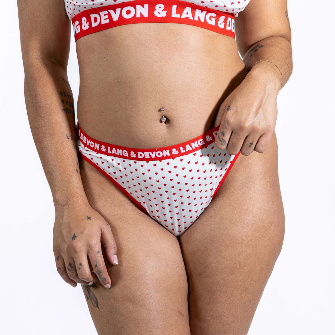 Katrina French Bikini - Cinnamon Hearts