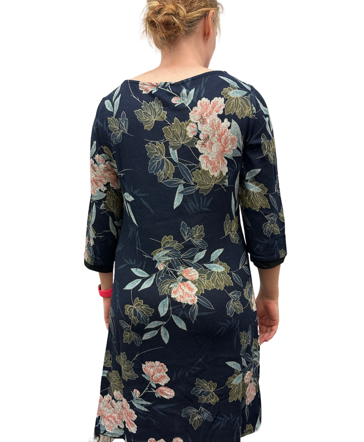 3/4 Sleeve Floral Dress