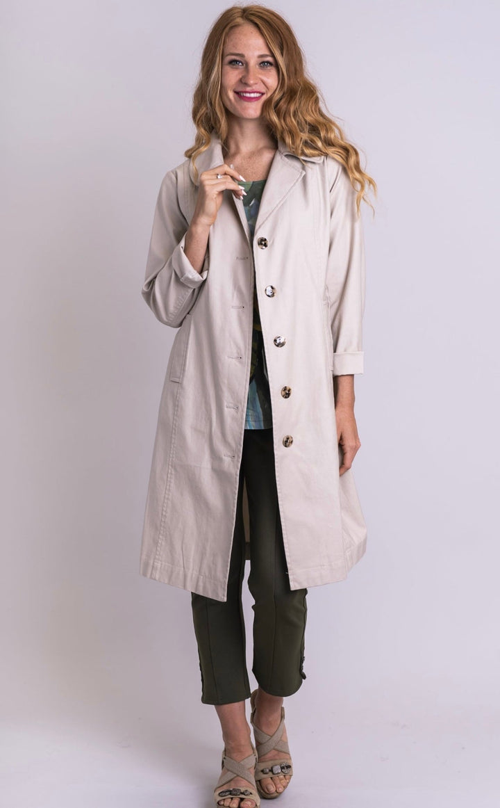 Compassion Trench Coat - Beige