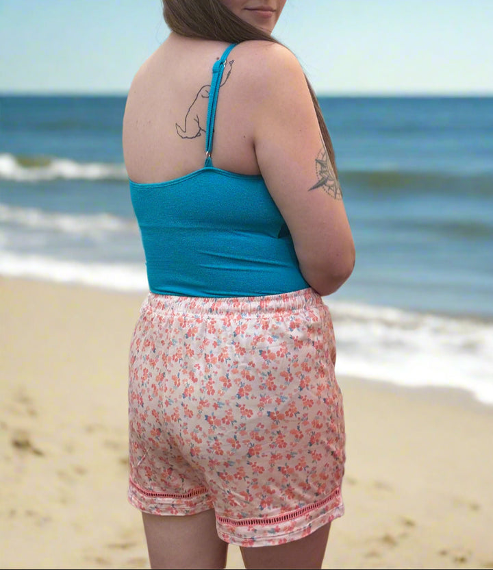 Ditsy Floral Beach Shorts