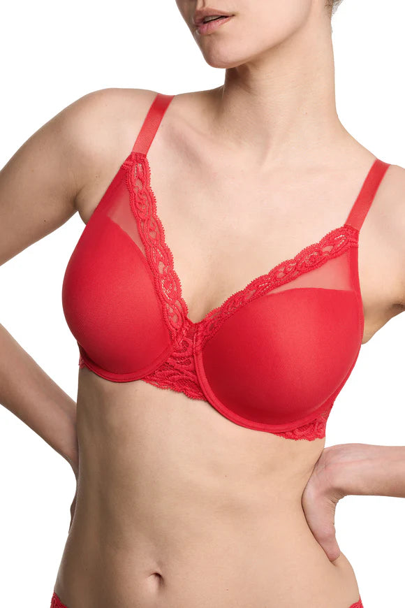 Natori Feathers Plunge T-Shirt Bra  - Bonfire
