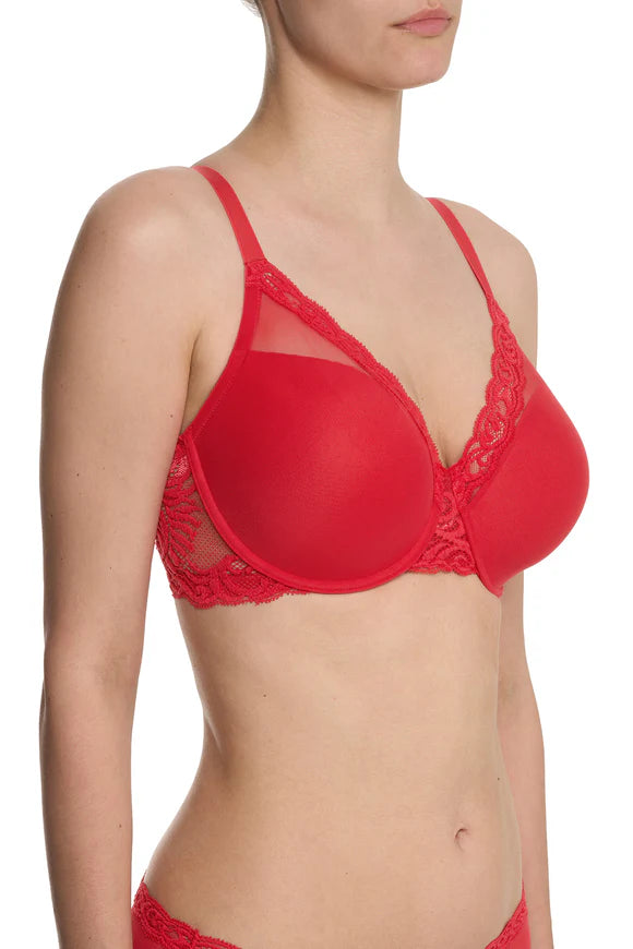 Natori Feathers Plunge T-Shirt Bra  - Bonfire