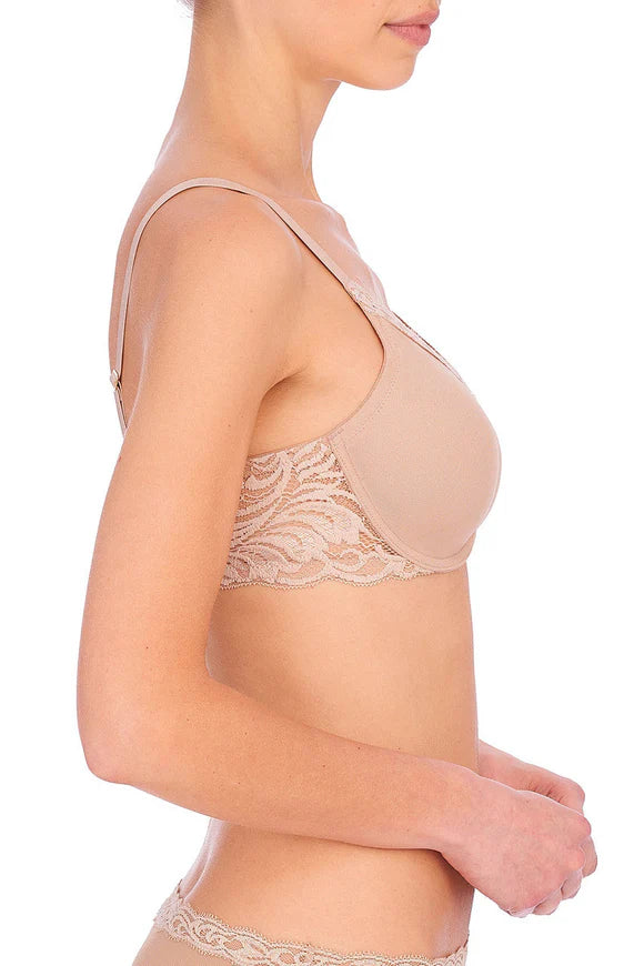 Natori Feathers Plunge T-Shirt Bra  - Cafe