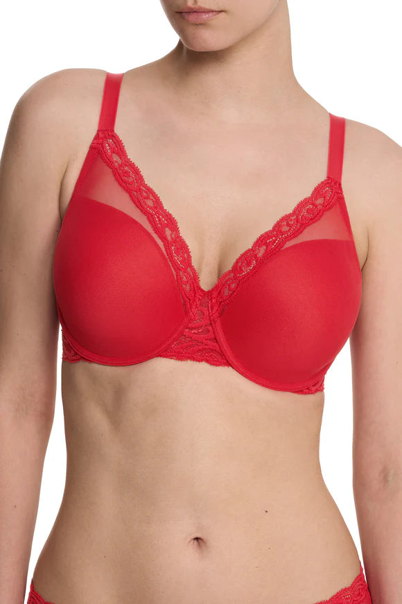 Natori Feathers Plunge T-Shirt Bra  - Bonfire