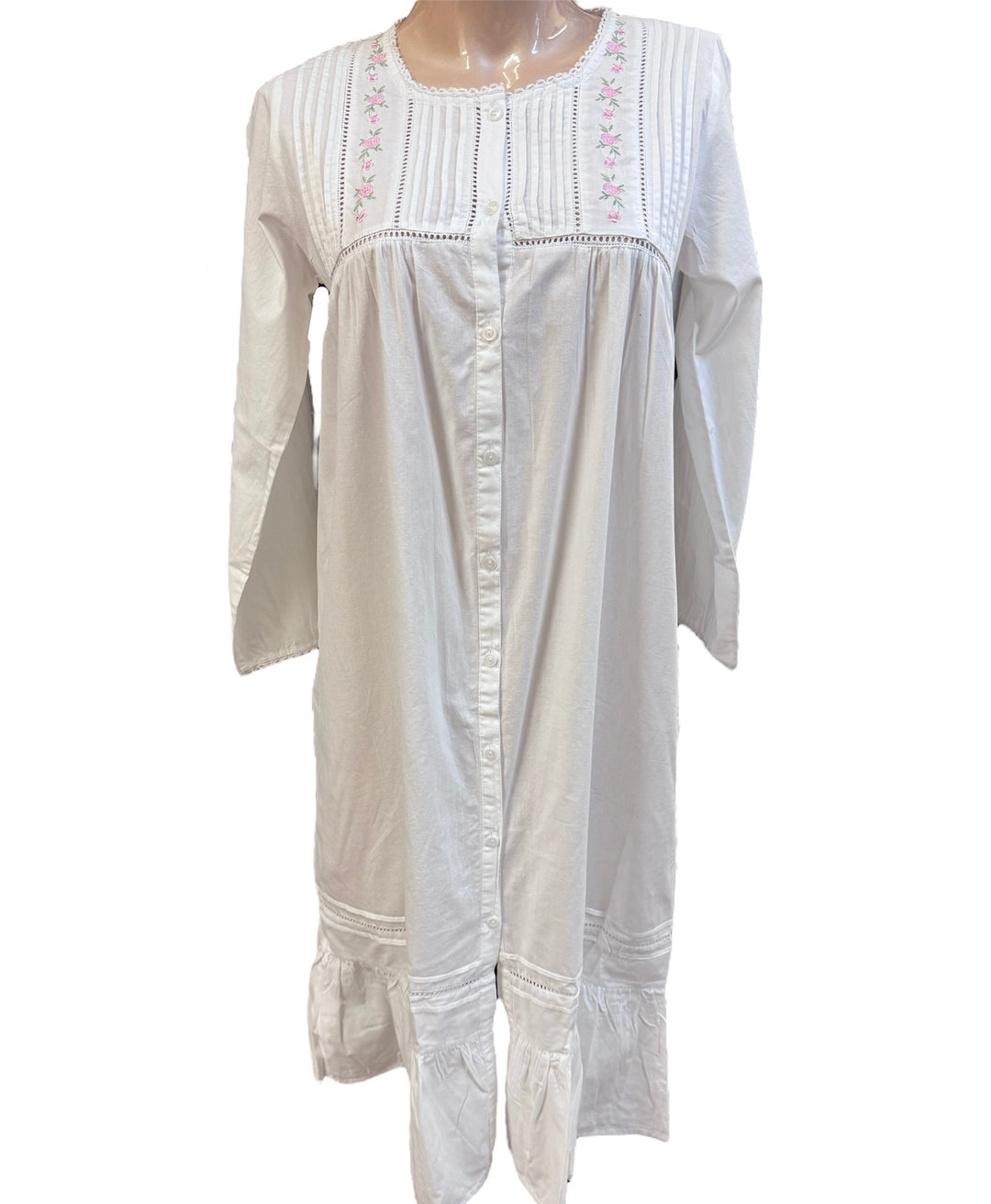 Long Sleeve Cotton Nightgown