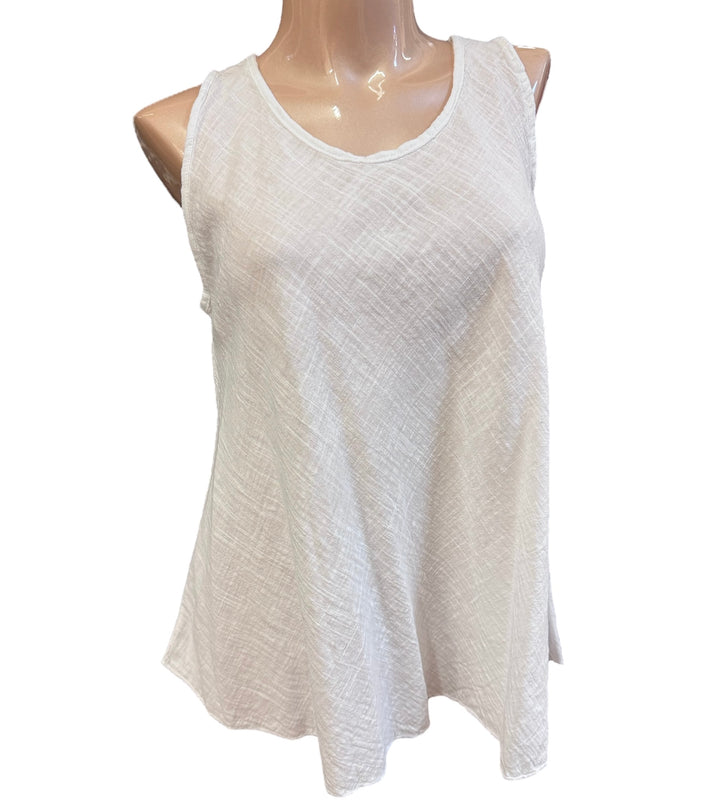 Solid Cotton Tank Top
