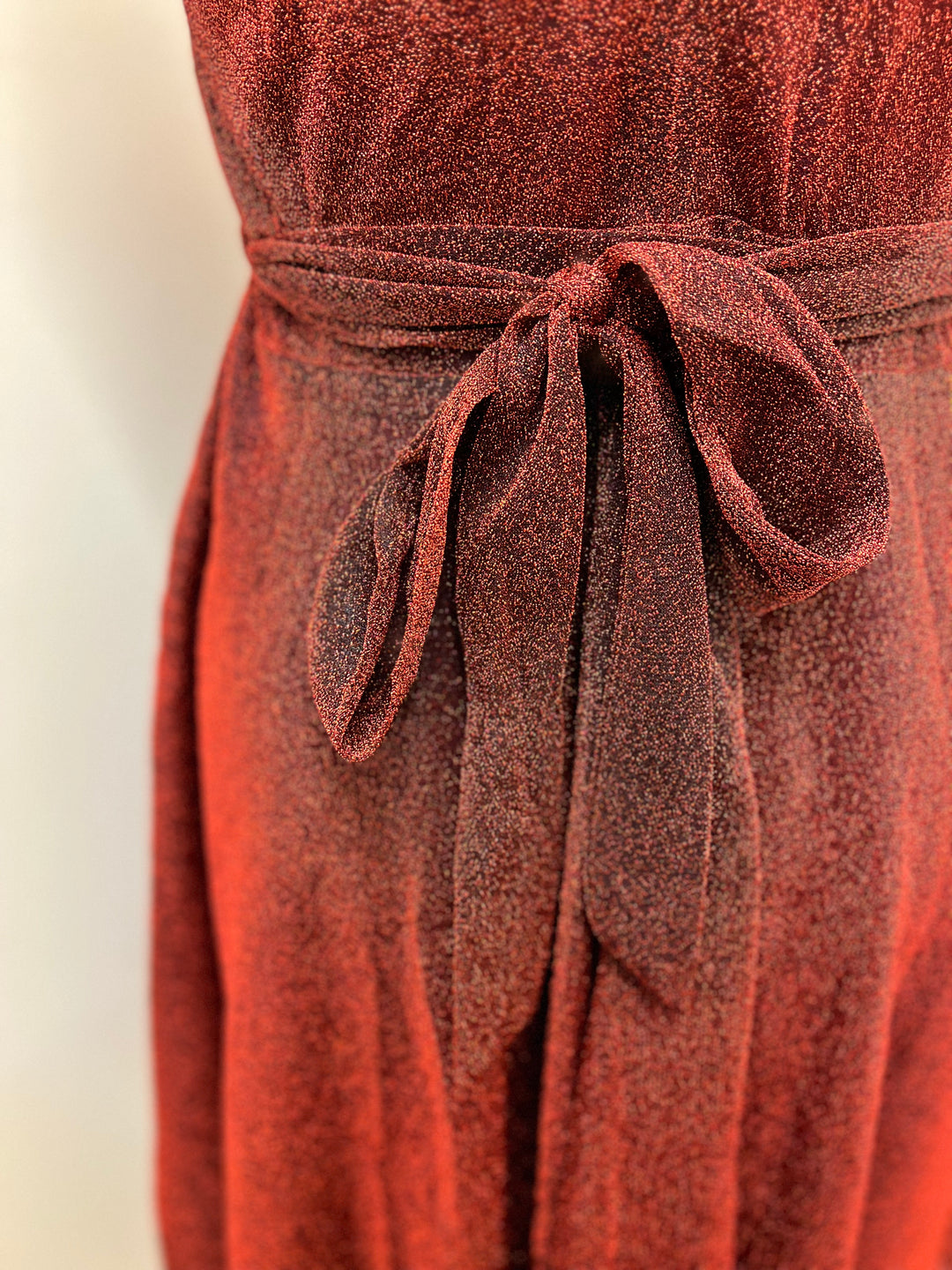 Burgundy Holiday Glitter Dress