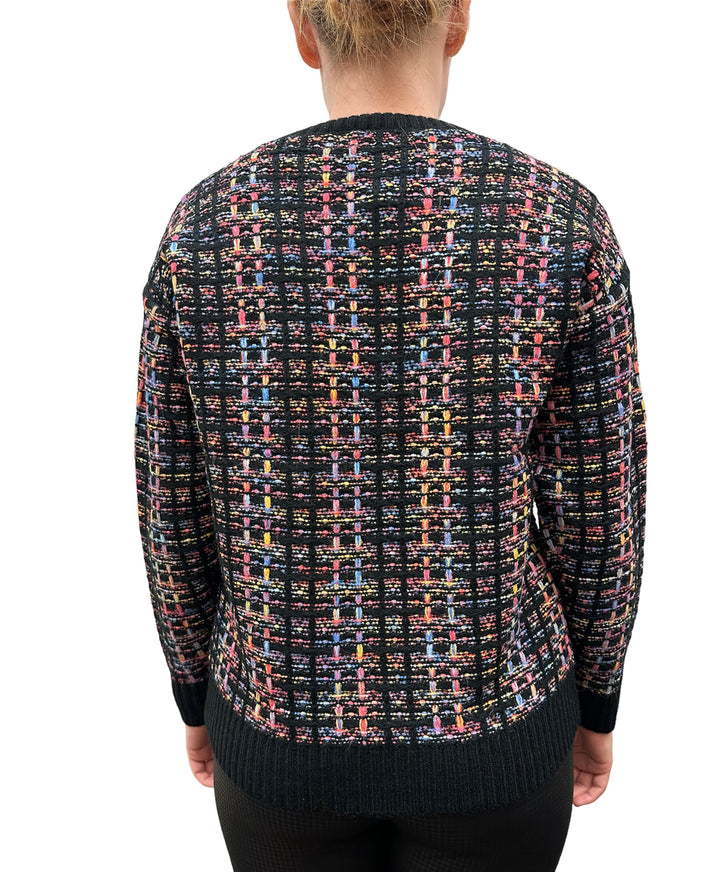 Rainbow Knit Sweater - Size Medium