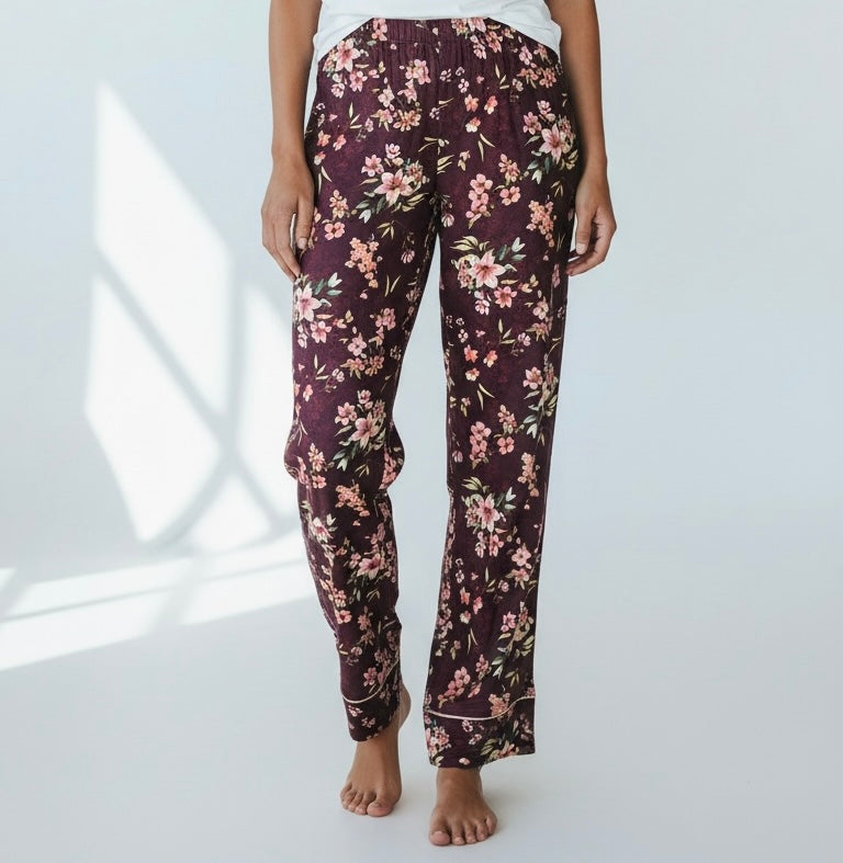 Ladies Floral Lounge Pants