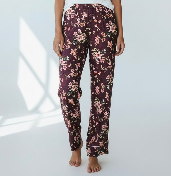 Ladies Floral Lounge Pants