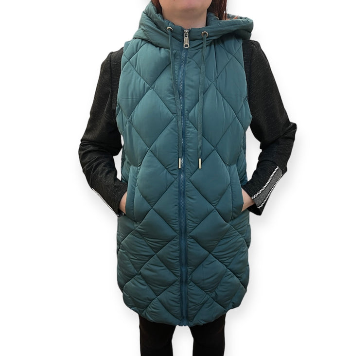 Hooded Quilted Vest