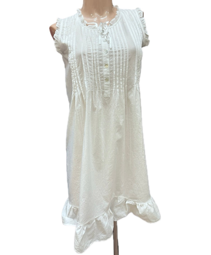 Papa Sleeveless Midi Cotton Nightgown