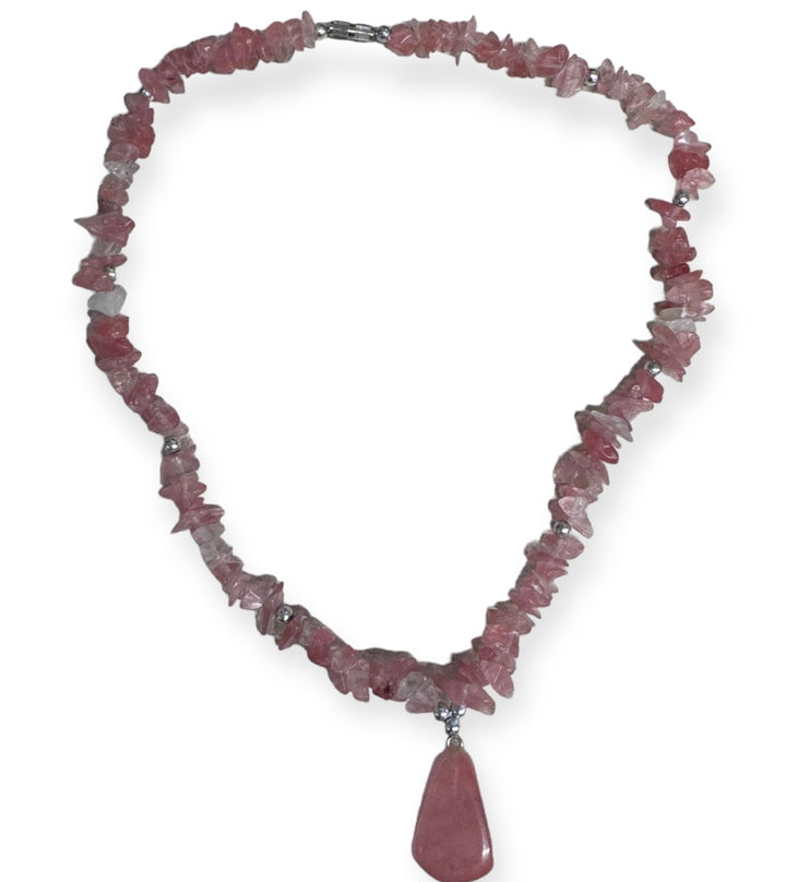 Puka-Style Stone Necklace