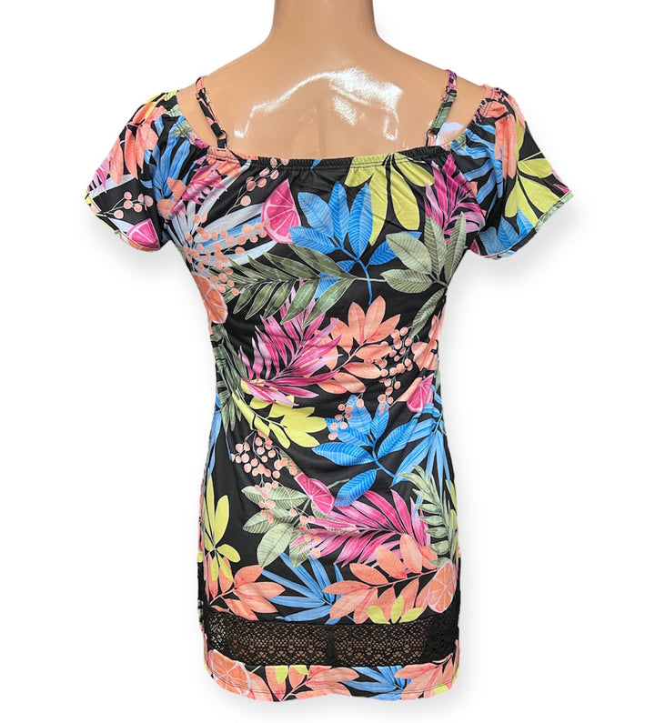 Summery Crush Off Shoulder Tunic Cover Up /Dress