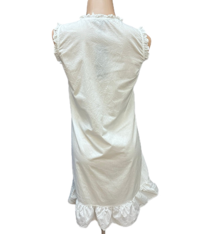 Papa Sleeveless Midi Cotton Nightgown