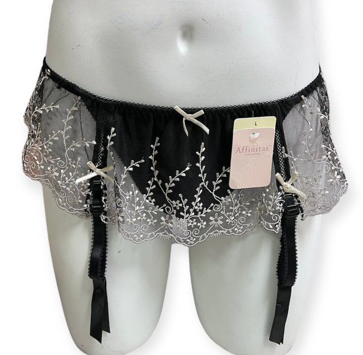 Garter Belt Thong - Size Large