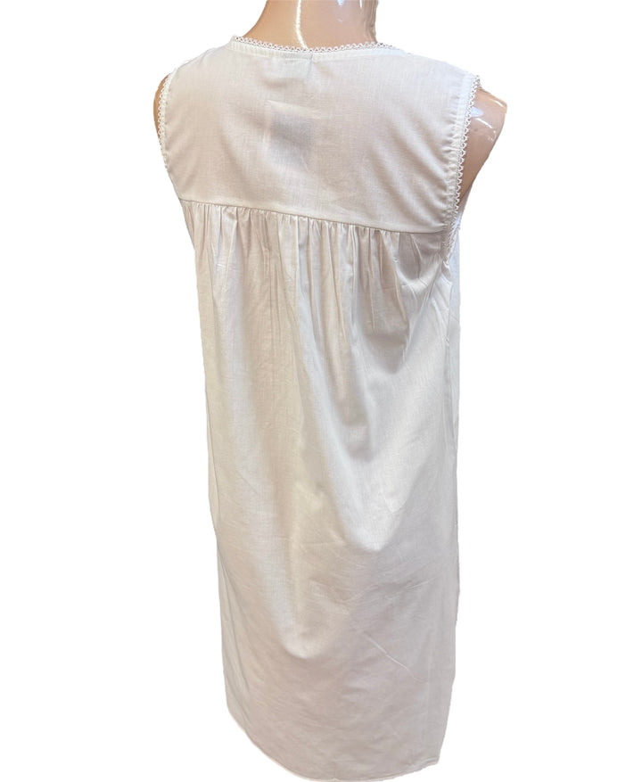 Sleeveless Cotton Nightgown
