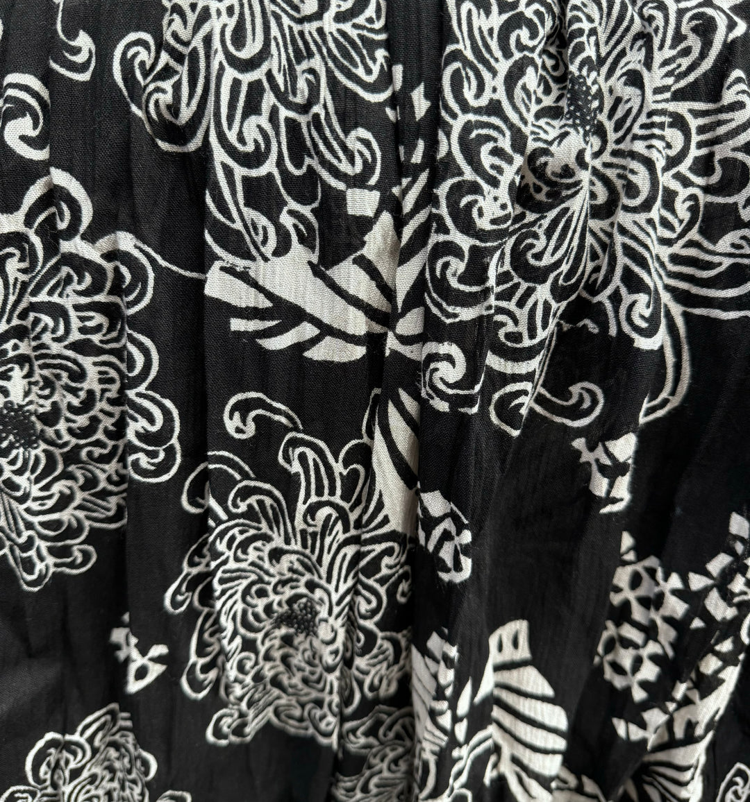 Rayon Crinkle Skirt