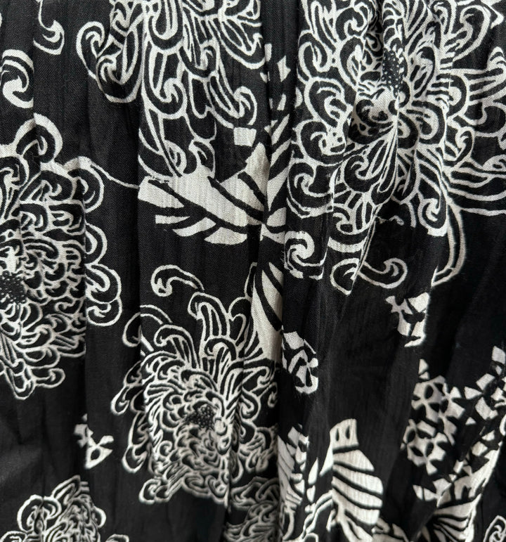 Rayon Crinkle Skirt
