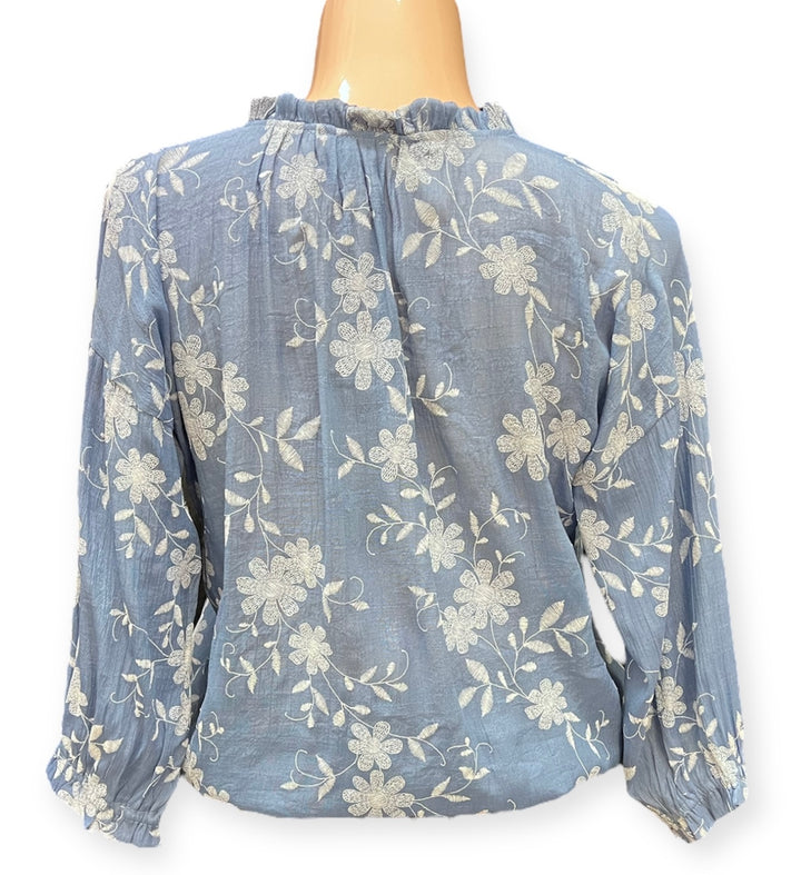 Papa Embroidered Blouse