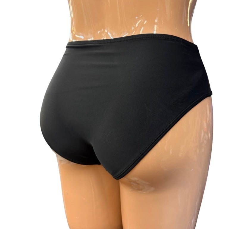 Karmilla Medium-Waist Swim Brief - Black