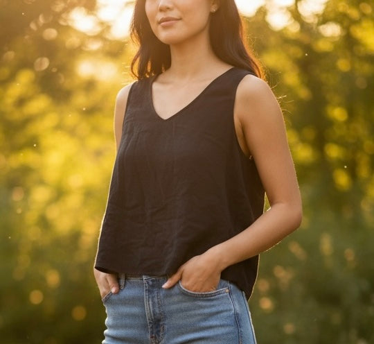 Reversible Hi-Low Tank Top