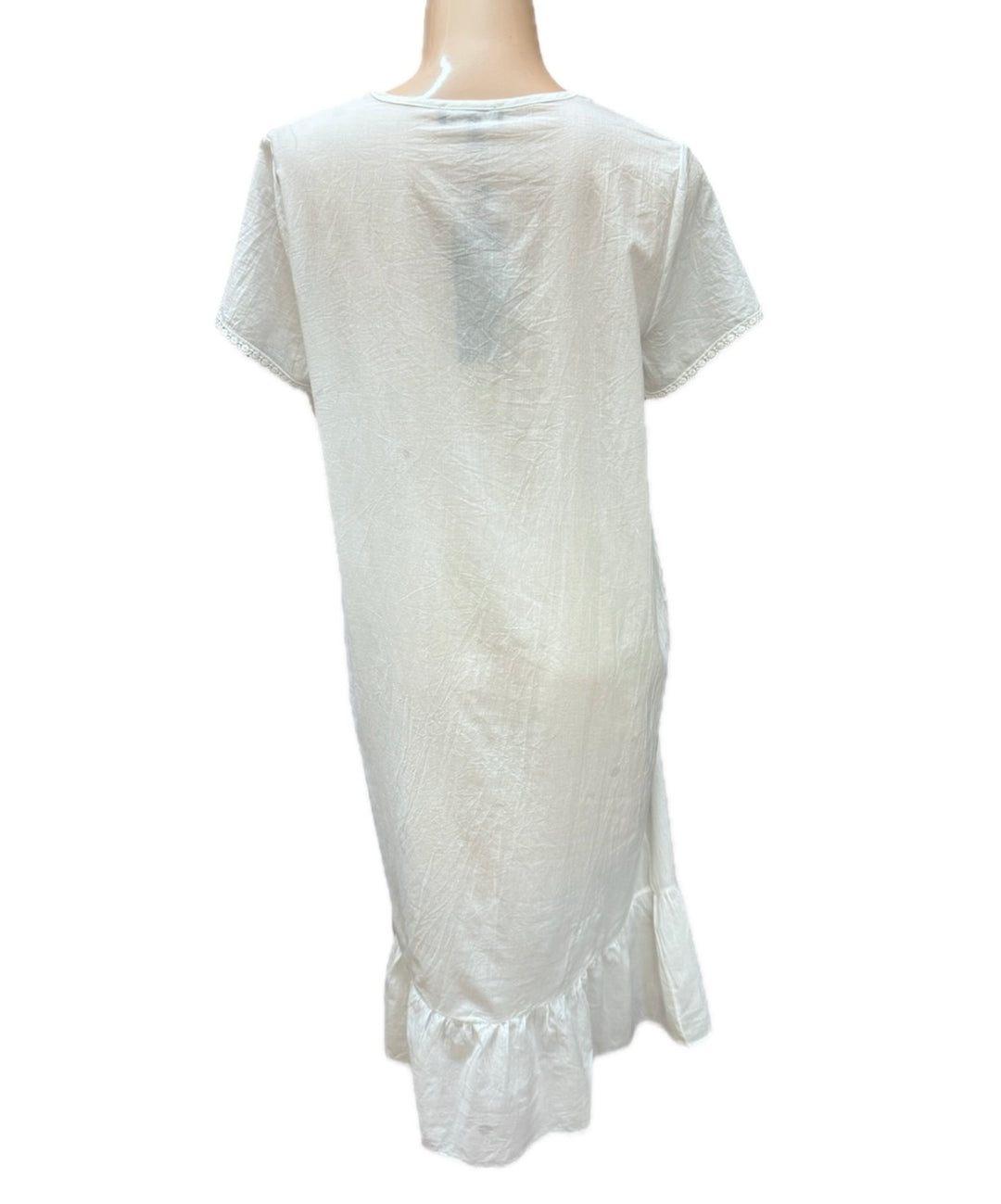 Papa Short Sleeve Cotton Nightgown