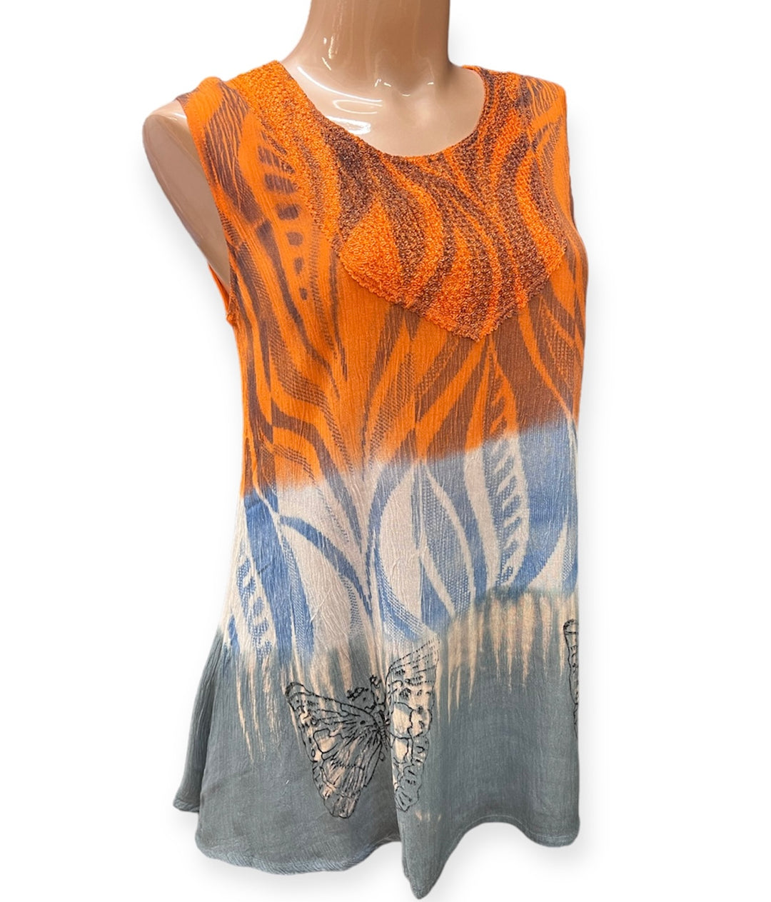 Sleeveless Rayon Top