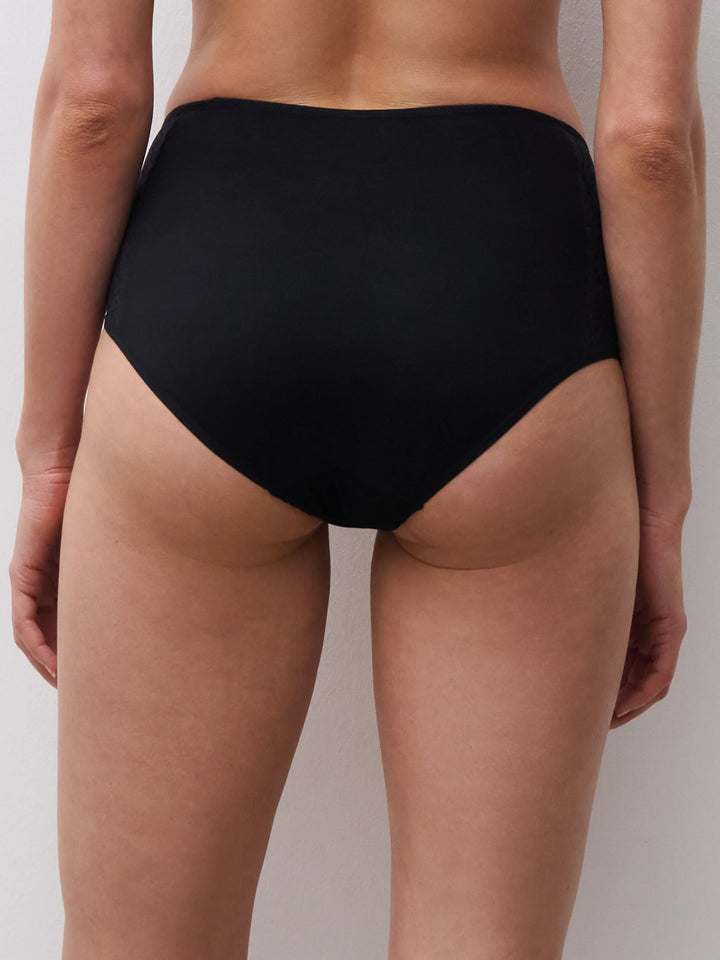 Norah High Waist Brief - Black